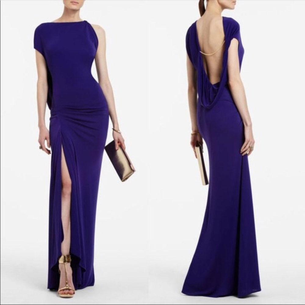 Sold 🛑 Purple BCBGMAXAZRIA formal dress